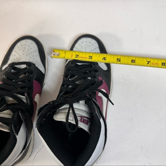 Nike WMNS Dunk High DD1869-005 Black Rosewood Pure Platinum Women's EUC Street - Picture 9 of 10